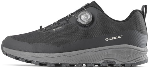 Icebug Trail-Laufschuhe Haze M BOA-Schnürsystem RB9X GTX (wasserdicht) schwarz/grau Herren